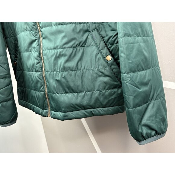 LL Bean Mountain Classic Puffer Jacket Men’s L Reg Green Full Zip Lightweight - Picture 5 of 13